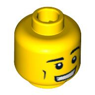Lego hlava, žlutá (4586454)